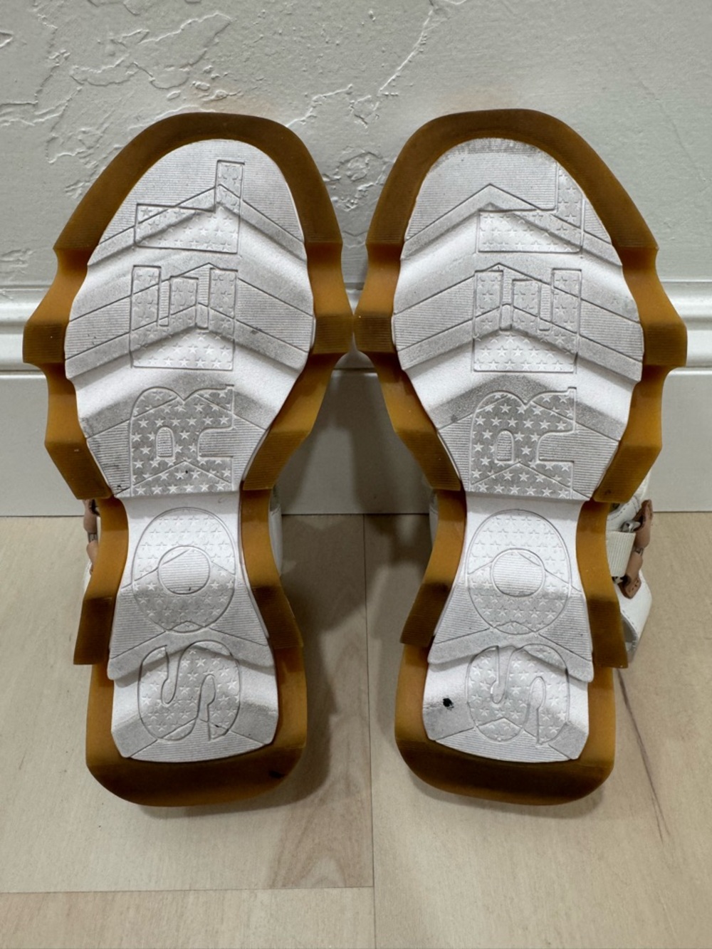 Sorel Kinetic Impact Y Strap Sandals Women's 7 Sea Salt White Tan Athleisure - Picture 12 of 14